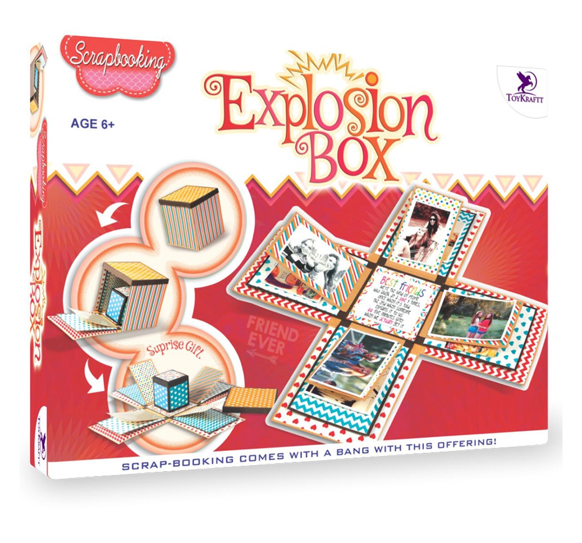 Toy Kraft Explosion Box DIY Art & Craft Kits for Kids age 6Y+