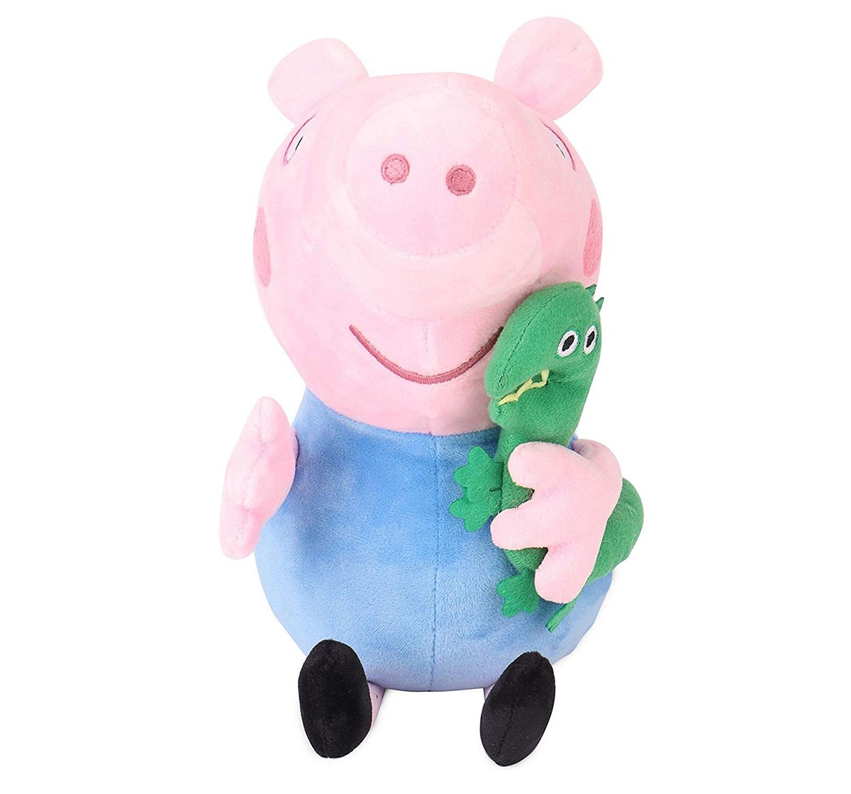 Peppa George Pig with Dinosaur 19 Cm Soft Toy for Kids age 0M Blue