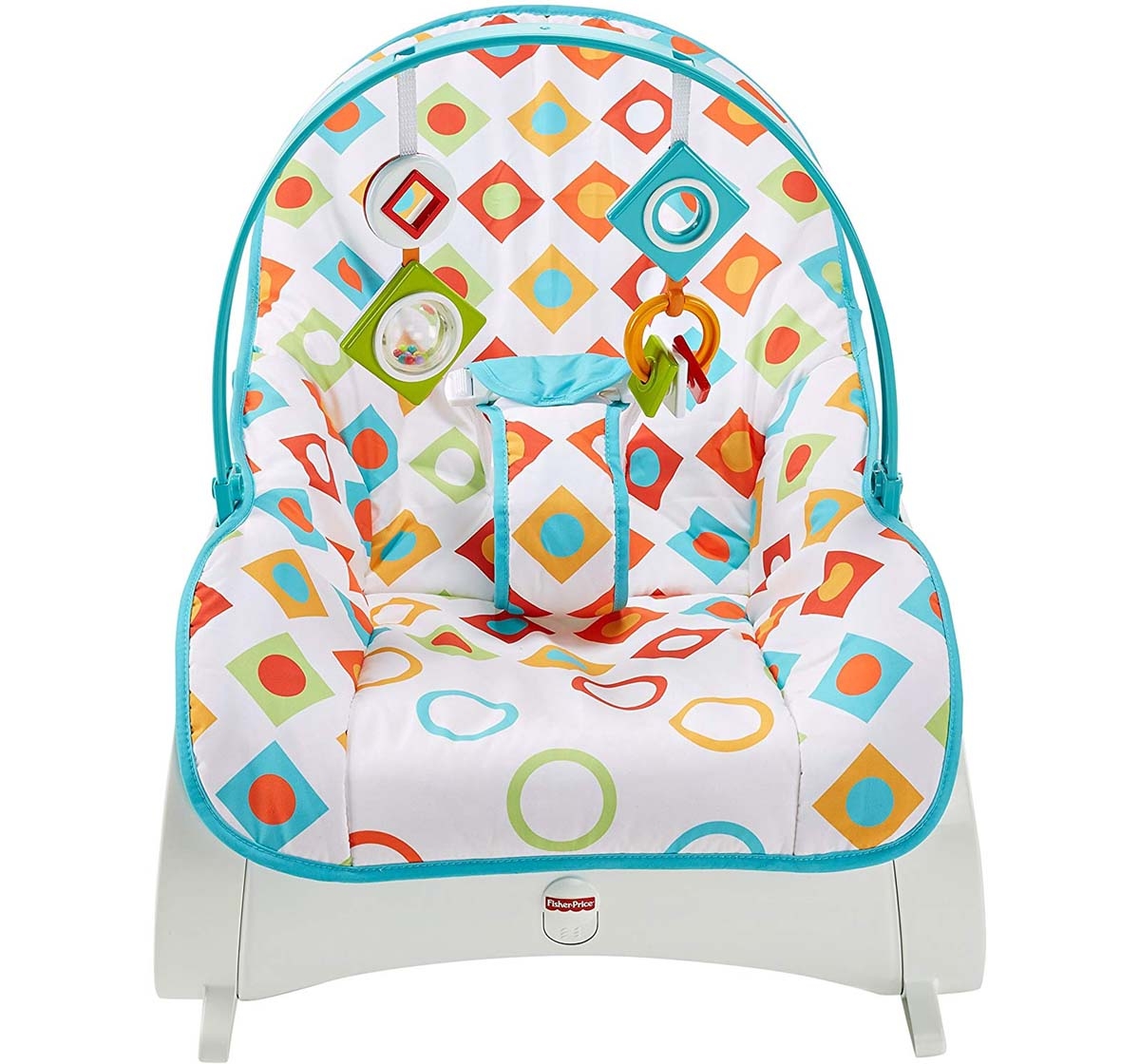 Fisher-Price | Fisher Price Infant To Toddler Rocker Geo Diamonds, Multi Color Baby Gear for Kids age 6M+ 2