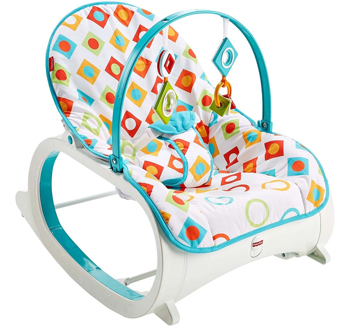 Fisher-Price | Fisher Price Infant To Toddler Rocker Geo Diamonds, Multi Color Baby Gear for Kids age 6M+ 0