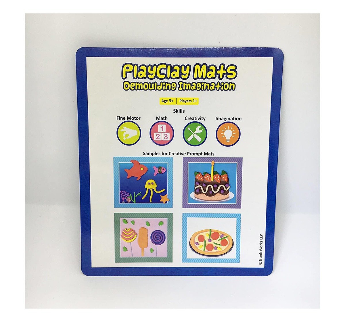 Play Clay Trunk Works Mats  & Dough for Kids age 3Y+