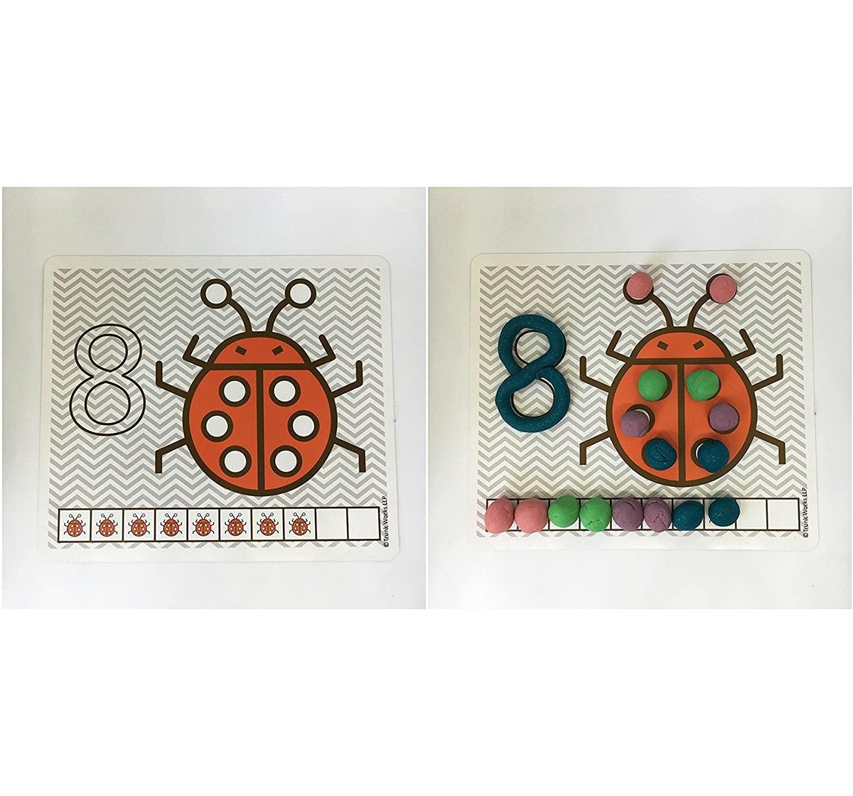 Play Clay Trunk Works Mats  & Dough for Kids age 3Y+