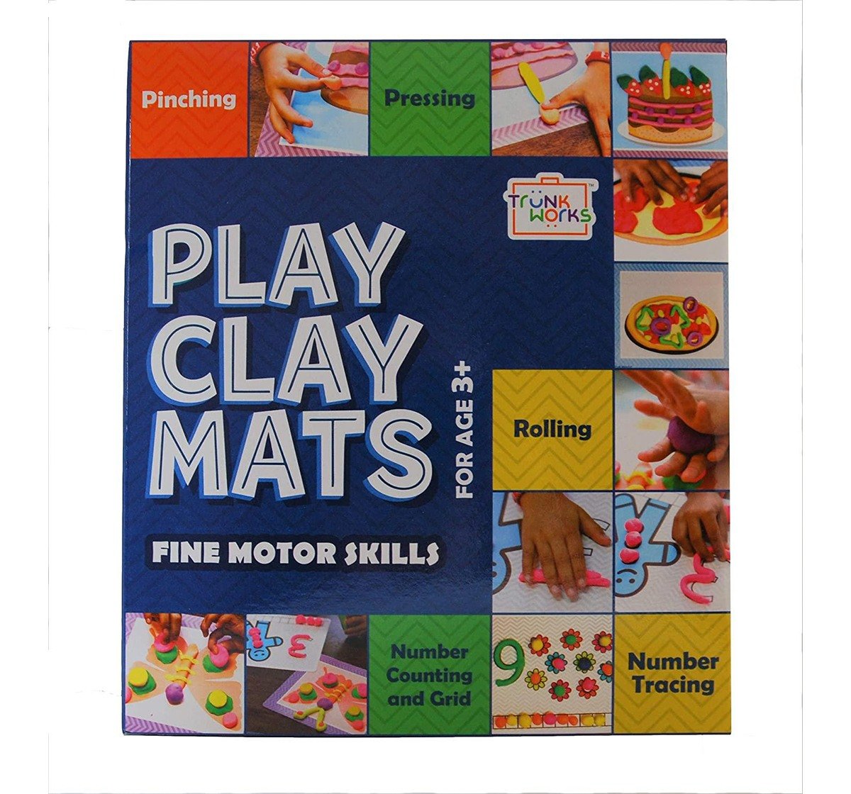 Play Clay Trunk Works Mats  & Dough for Kids age 3Y+