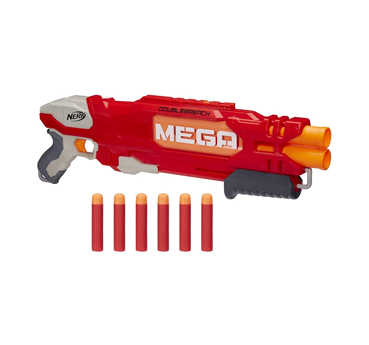 Nerf | Nerf Mega Doublebreach Blaster -- Breech Load, Pump Action -- age 6Y+ 5