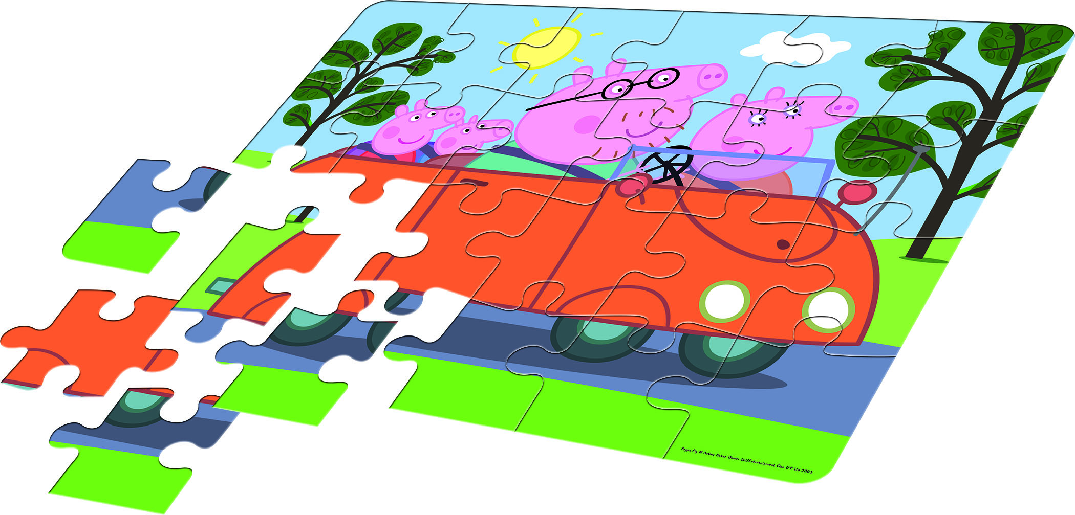 Frank Peppa Pig Floor Puzzle  for Kids age 3Y+
