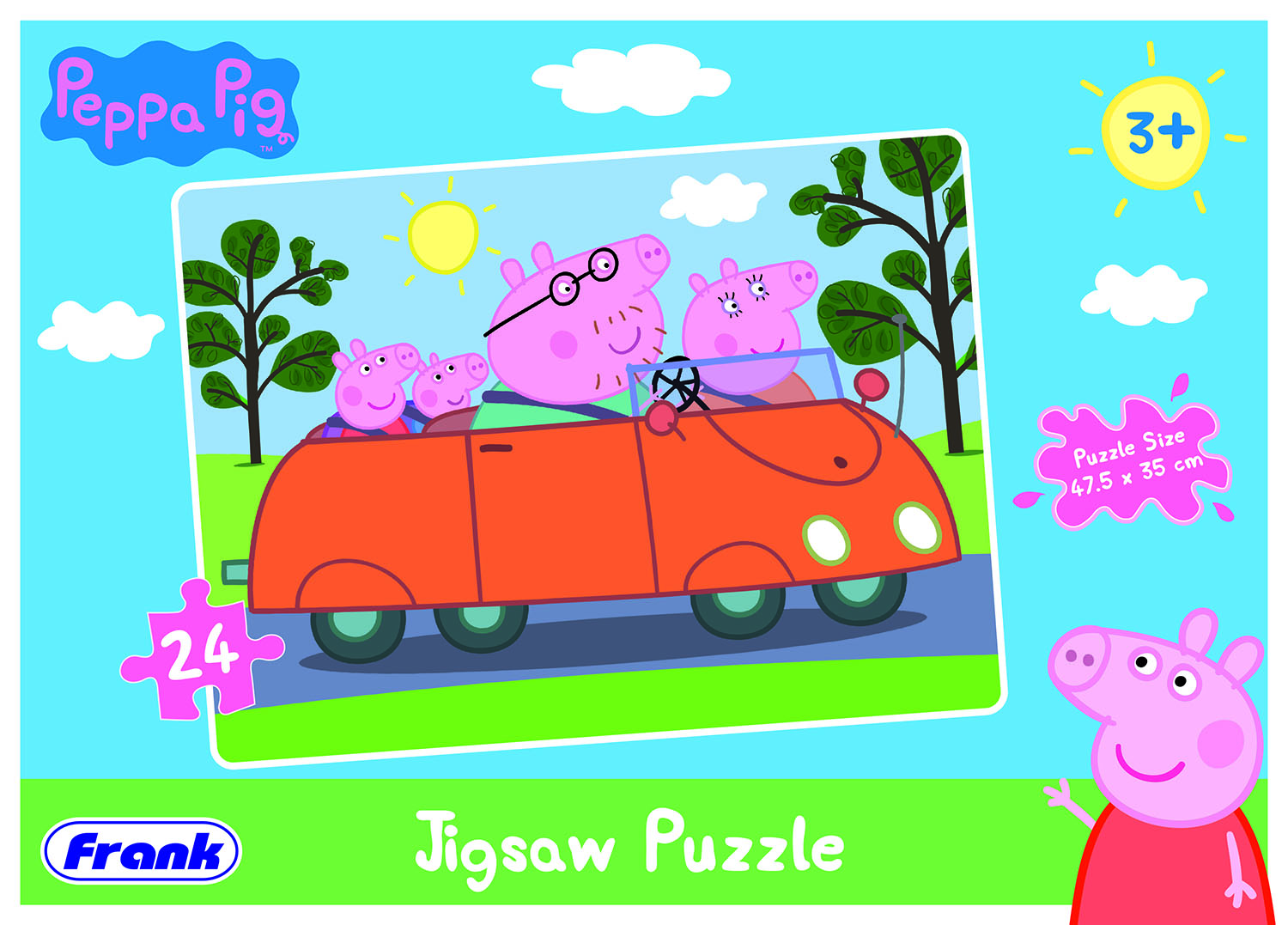 Frank Peppa Pig Floor Puzzle  for Kids age 3Y+