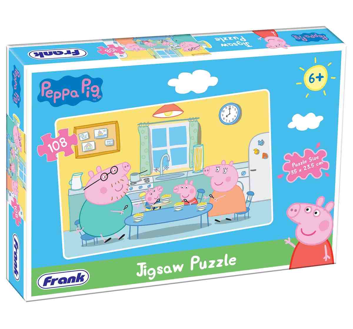 Frank Peppa Pig 108 Pcs Puzzle Puzzles for Kids Age 6Y+