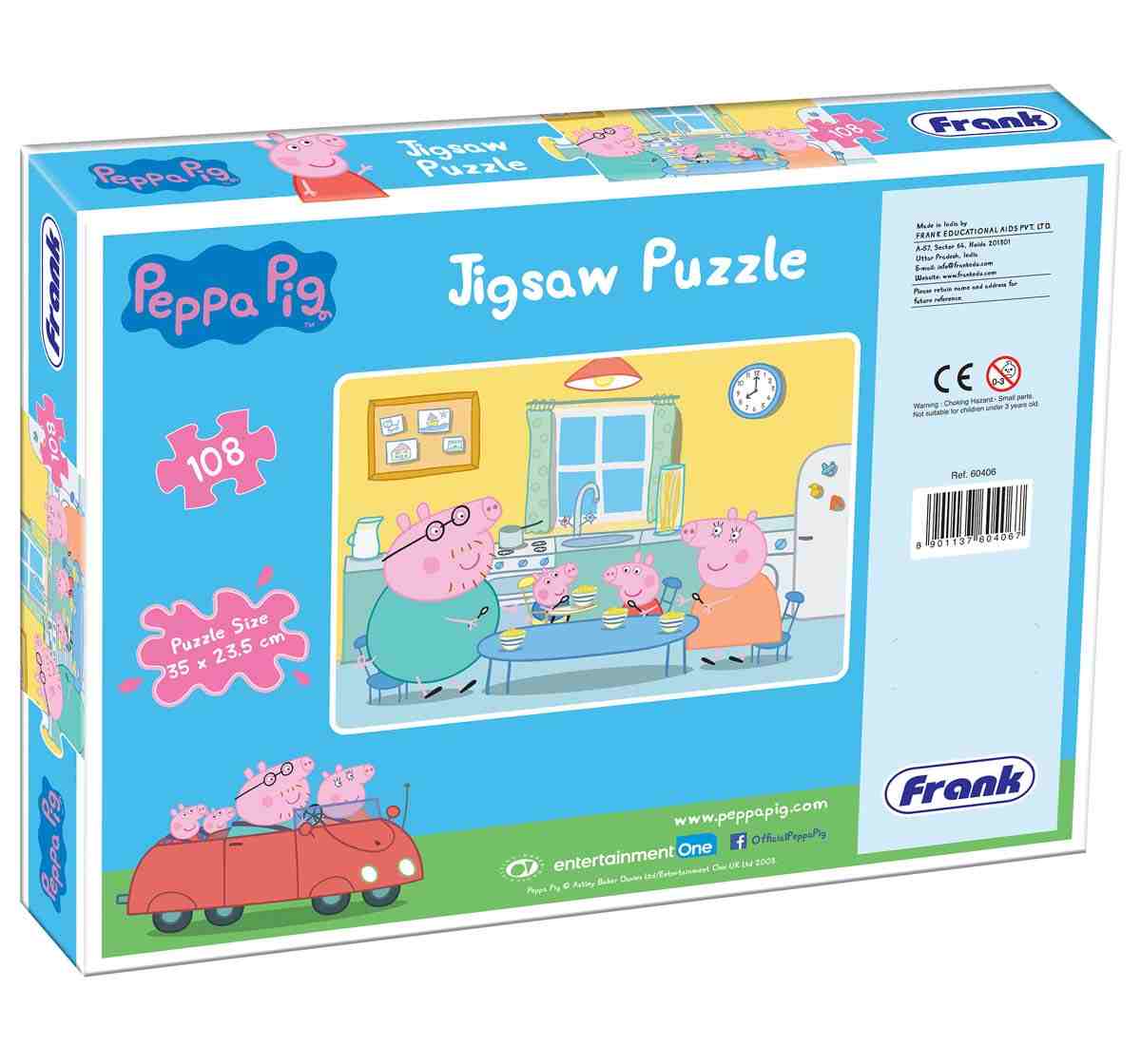 Frank Peppa Pig 108 Pcs Puzzle Puzzles for Kids Age 6Y+
