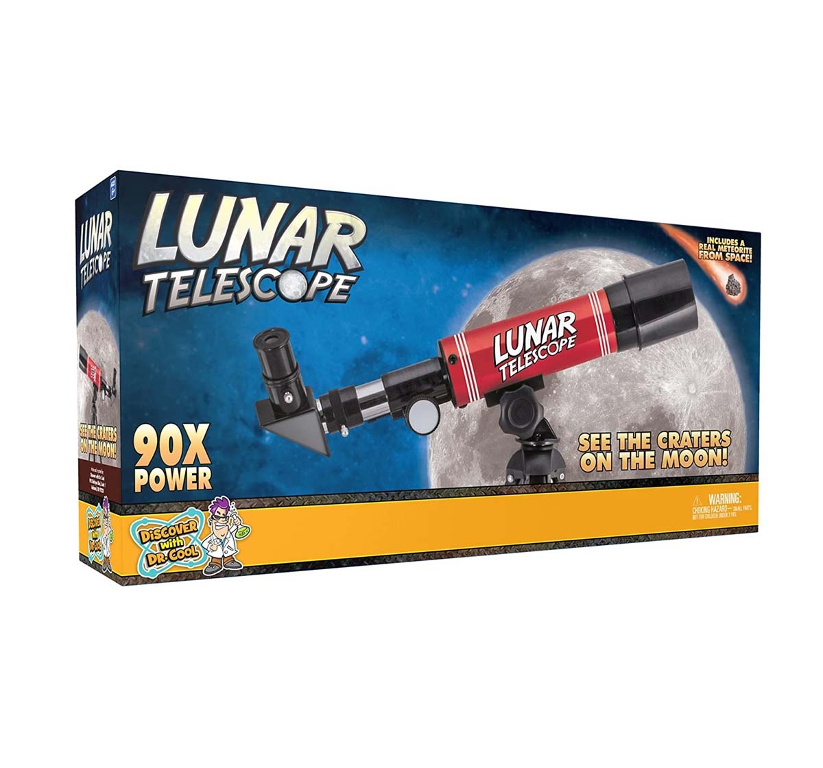 National Geographic | National Geographic Discover With Dr. Cool Lunar Telescope For Kids Science Equipments for Kids age 6Y+ 0