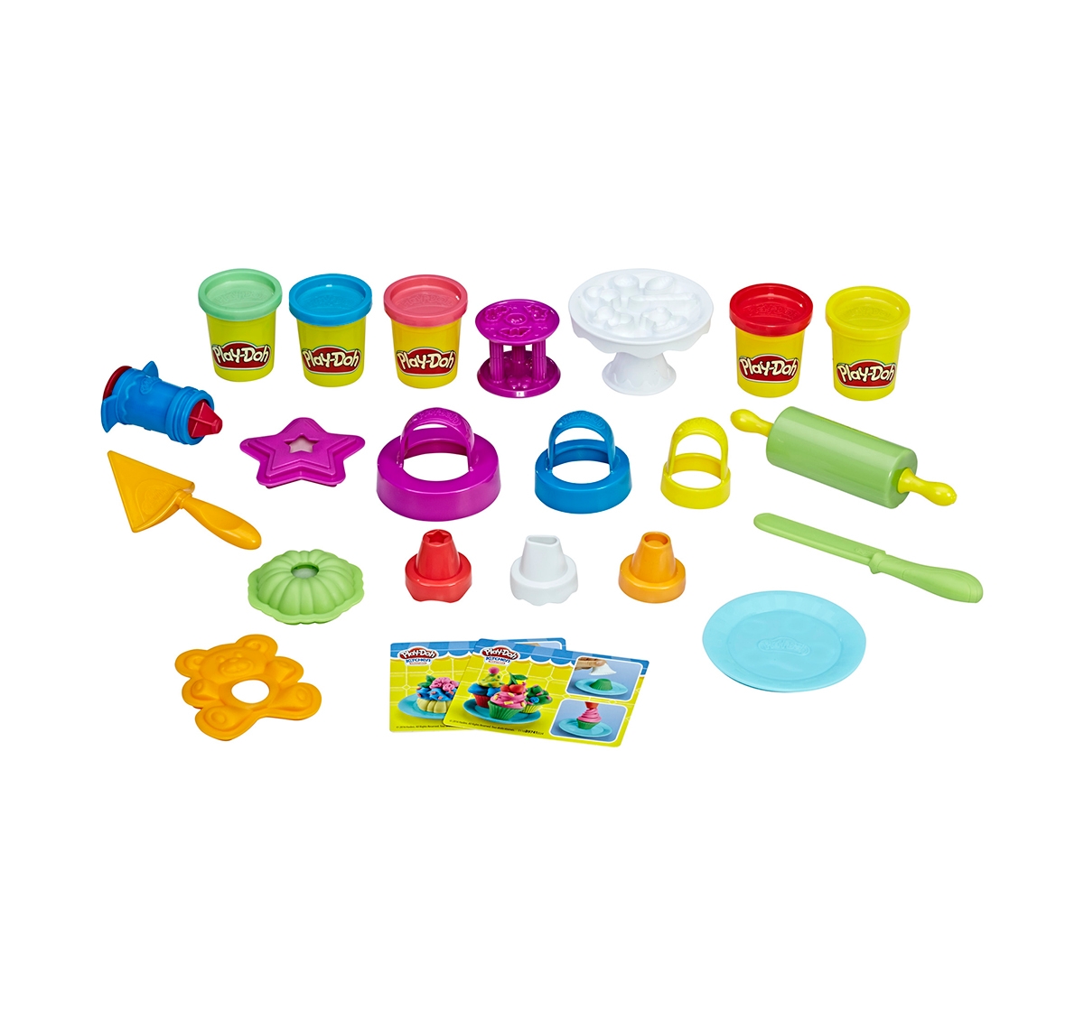 Play-Doh | Play-Doh Kitchen Creations Frost 'n Fun Cakes  Clay & Dough for Kids age 3Y+ 3