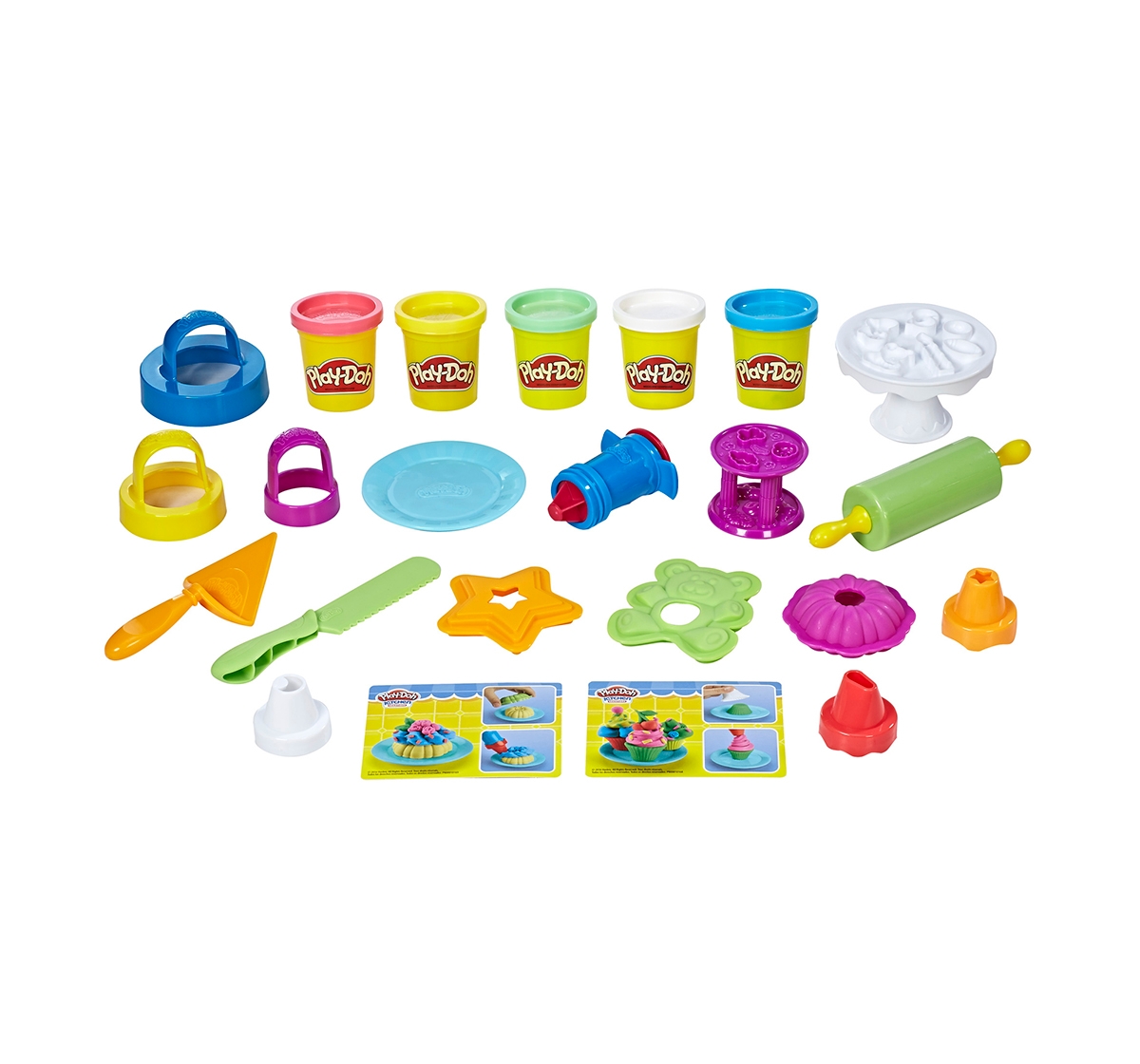 Play-Doh | Play-Doh Kitchen Creations Frost 'n Fun Cakes  Clay & Dough for Kids age 3Y+ 4