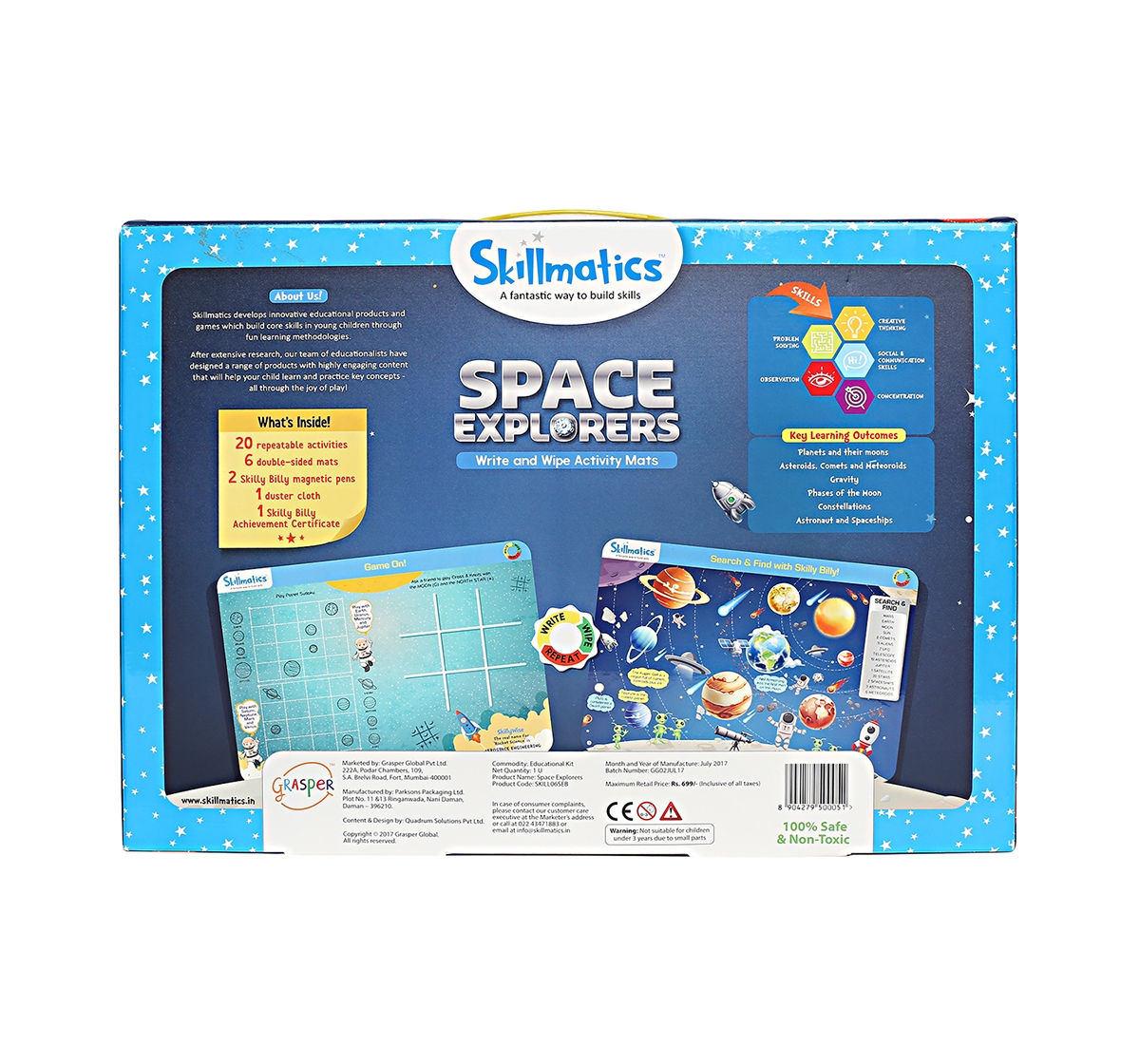Skillmatics |  Skillmatics Educational Game Space Explorers 6-9 Years, Multi Color Games for Kids age 6Y+  2