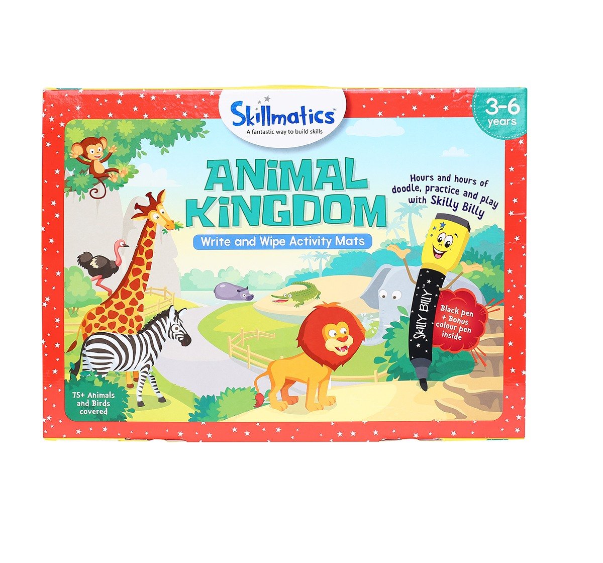 Skillmatics Educational Game: Animal Kingdom, 3-6 Years Games for Kids age 3Y+