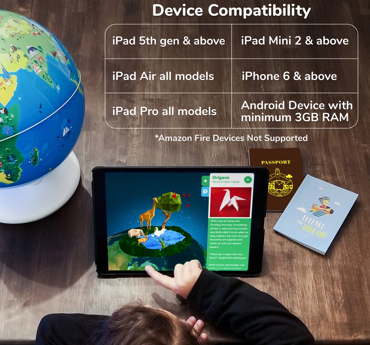 Playshifu Orboot - The Educational, Augmented Reality Based Globe Science Equipments for Kids age 4Y+