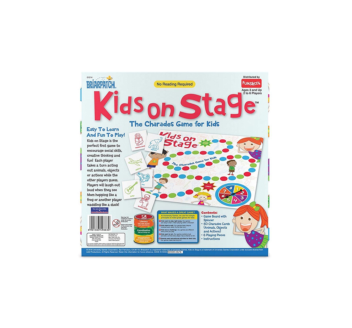 Funskool | Funskool Games Kids On Stage,Multi Color Board Games for Kids age 3Y+  1