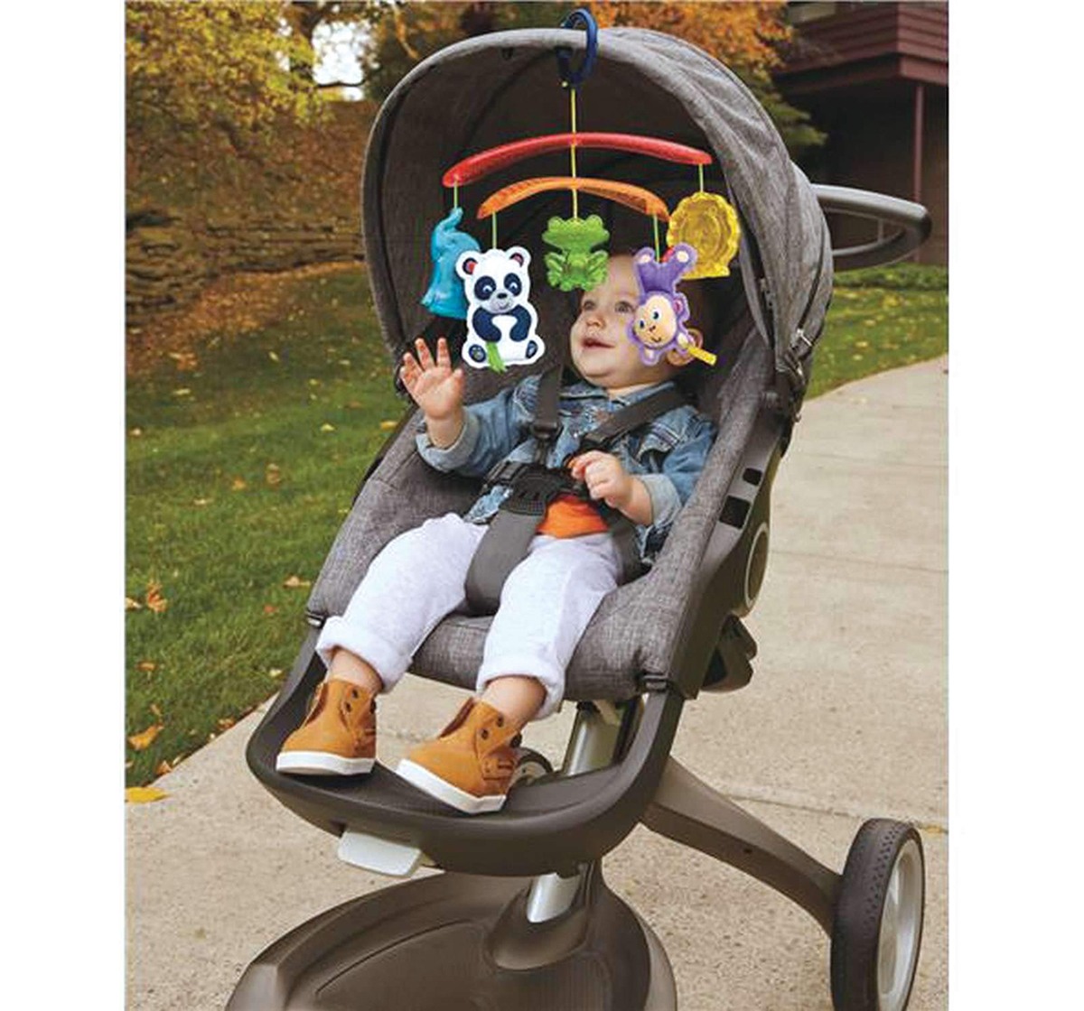 Fisher price on the go stroller mobile store