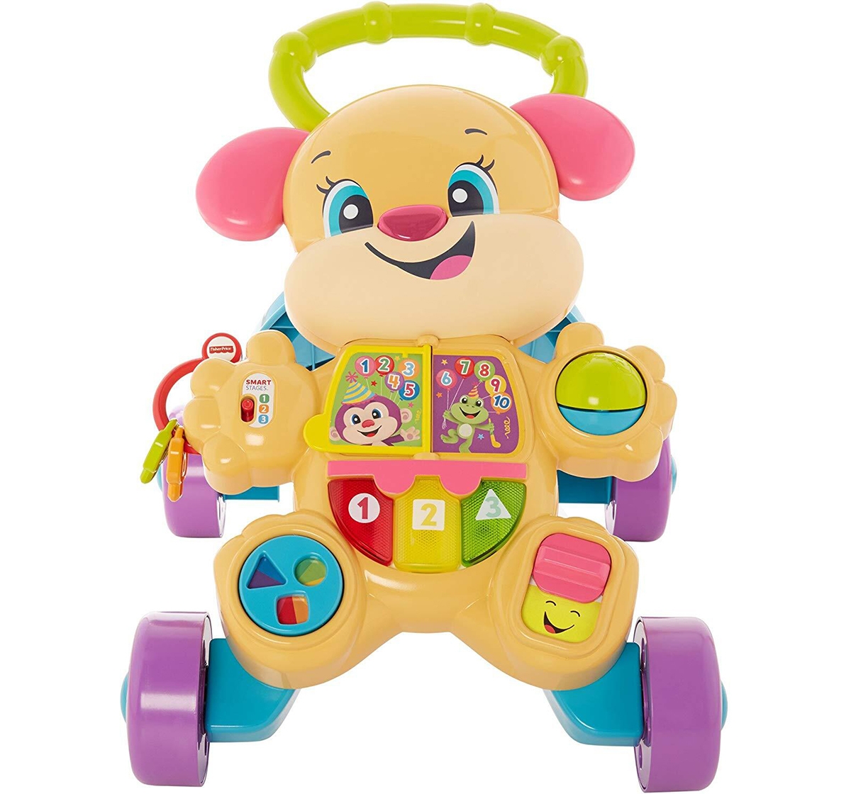 Fisher-Price | Fisher Price Laugh And Learn Smart Stages Learn With Sis Walker, Multi Color Baby Gear for Kids age 6M+ 5