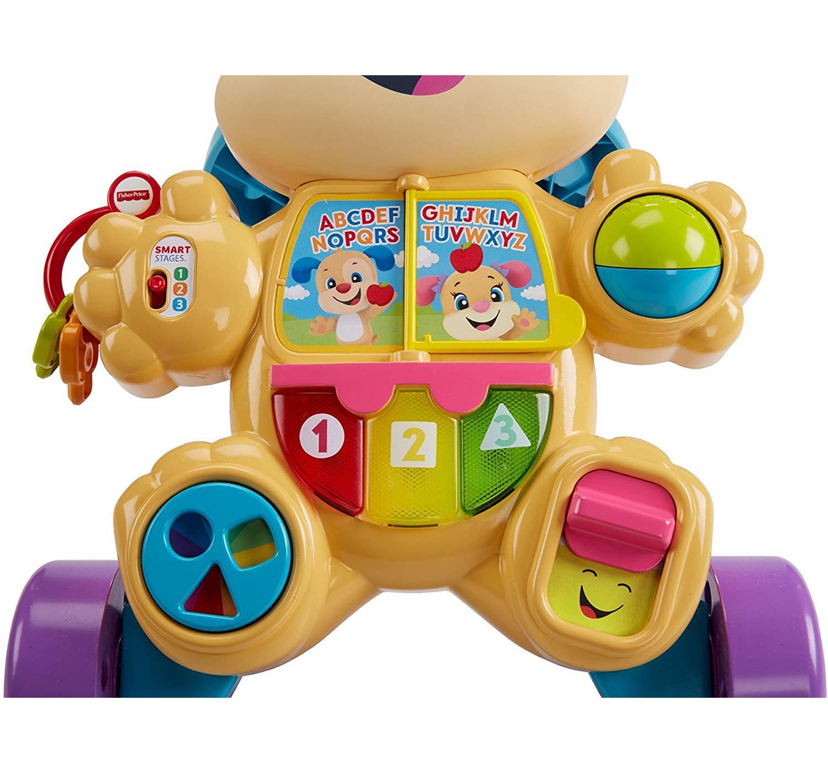 Fisher-Price | Fisher Price Laugh And Learn Smart Stages Learn With Sis Walker, Multi Color Baby Gear for Kids age 6M+ 4