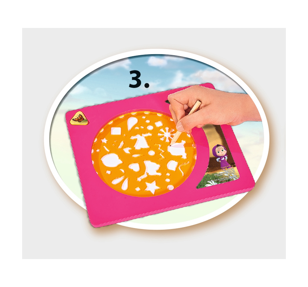 Masha And The Bear | Simba - Masha Magic Designer DIY Art & Craft Kits for Kids age 4Y+ (Pink) 2
