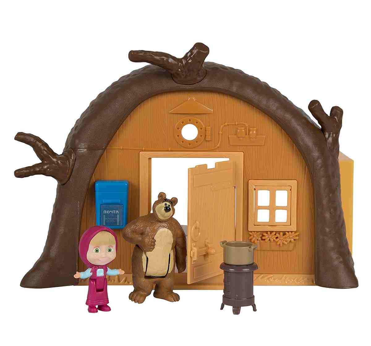 Masha And The Bear House Doll House & Accessories for Girls age 3Y+