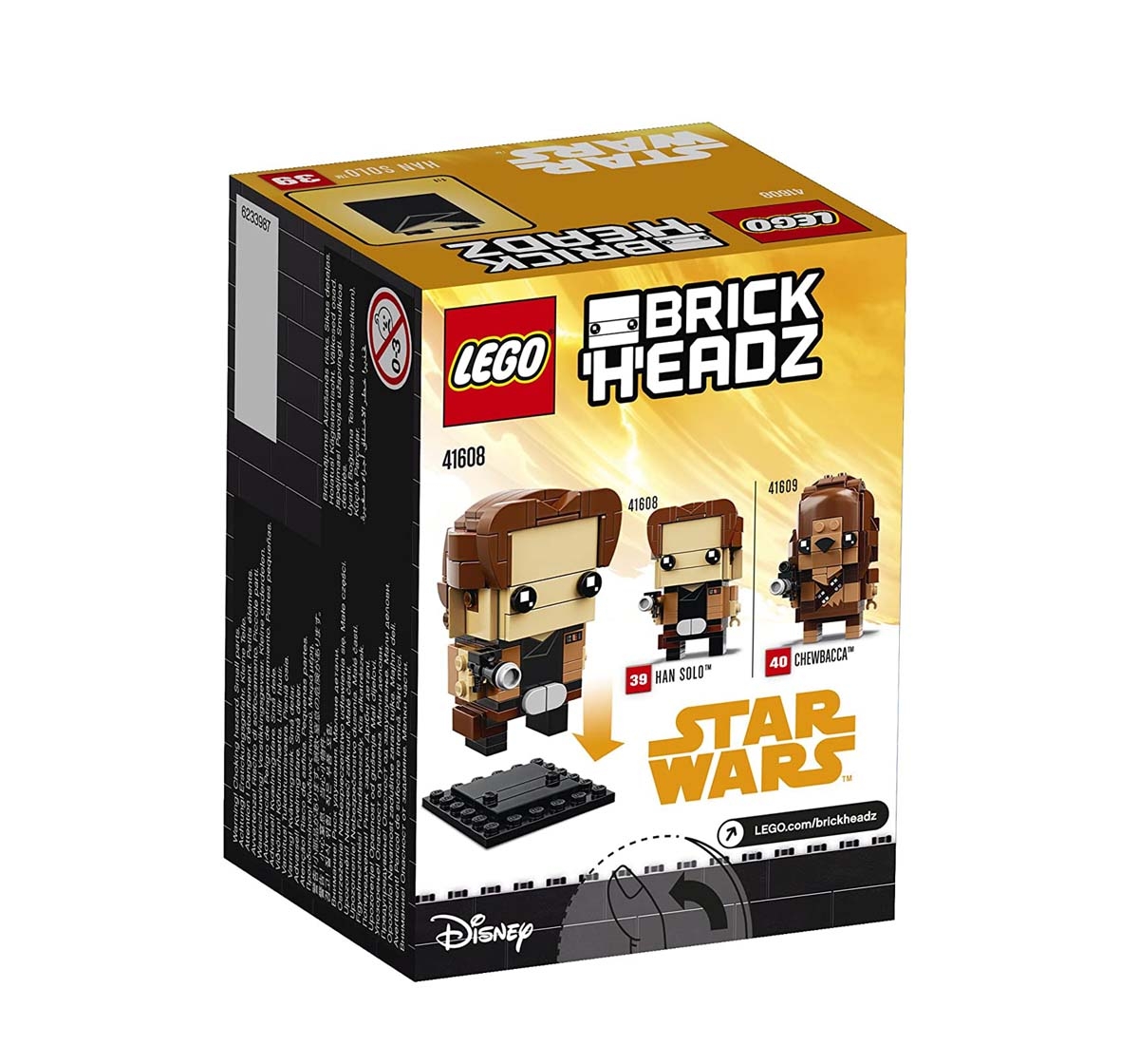 LEGO | Lego Brickheadz 41608 Han Solo Blocks for Kids age 10Y+  3