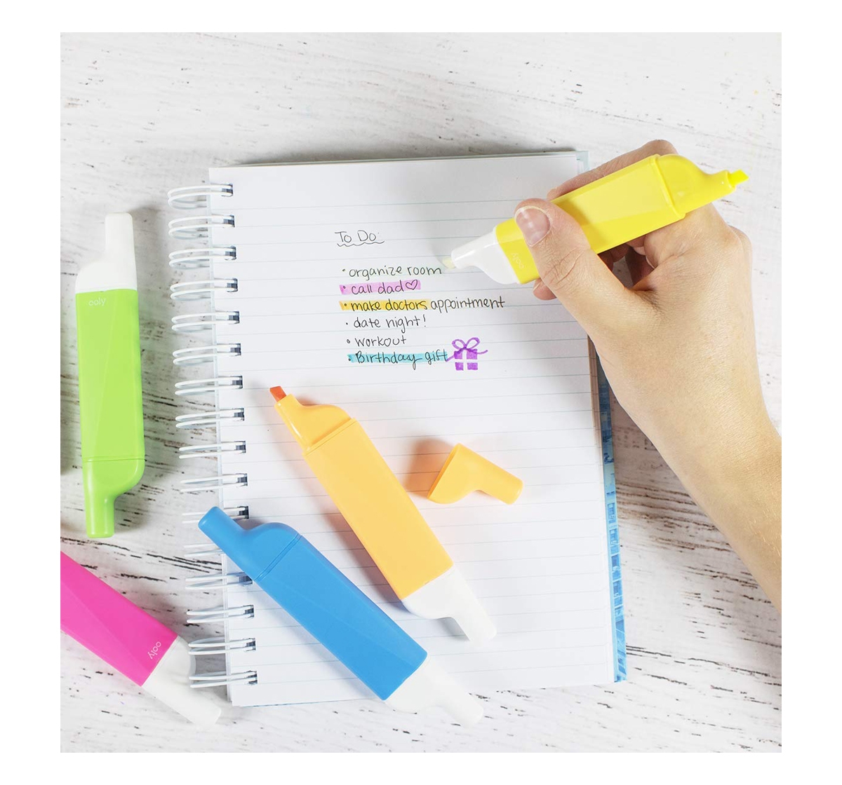 Ooly | Ooly Do-Overs Highlighters School Stationery for Kids age 3Y+ 1