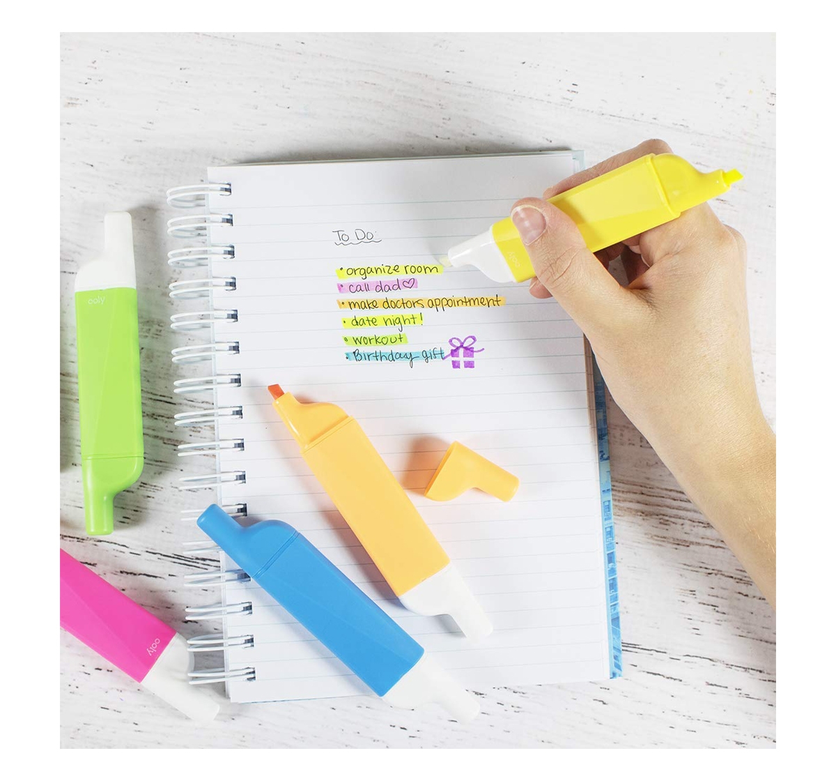 Ooly | Ooly Do-Overs Highlighters School Stationery for Kids age 3Y+ 0