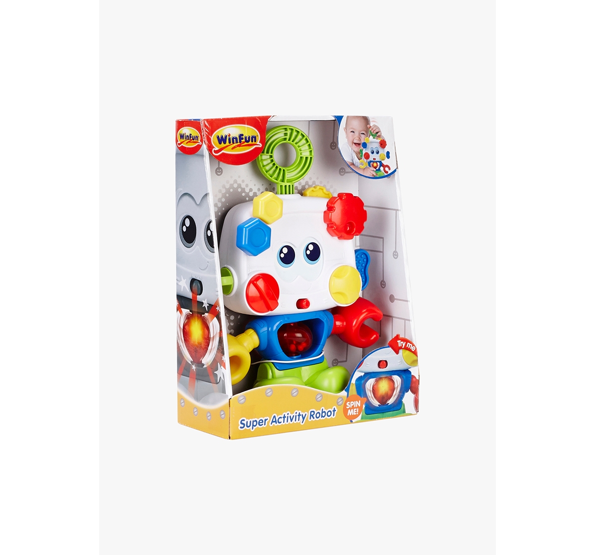 WinFun | Winfun Super Activity Robot Learning Toys for Kids age 9M+ (White) 1