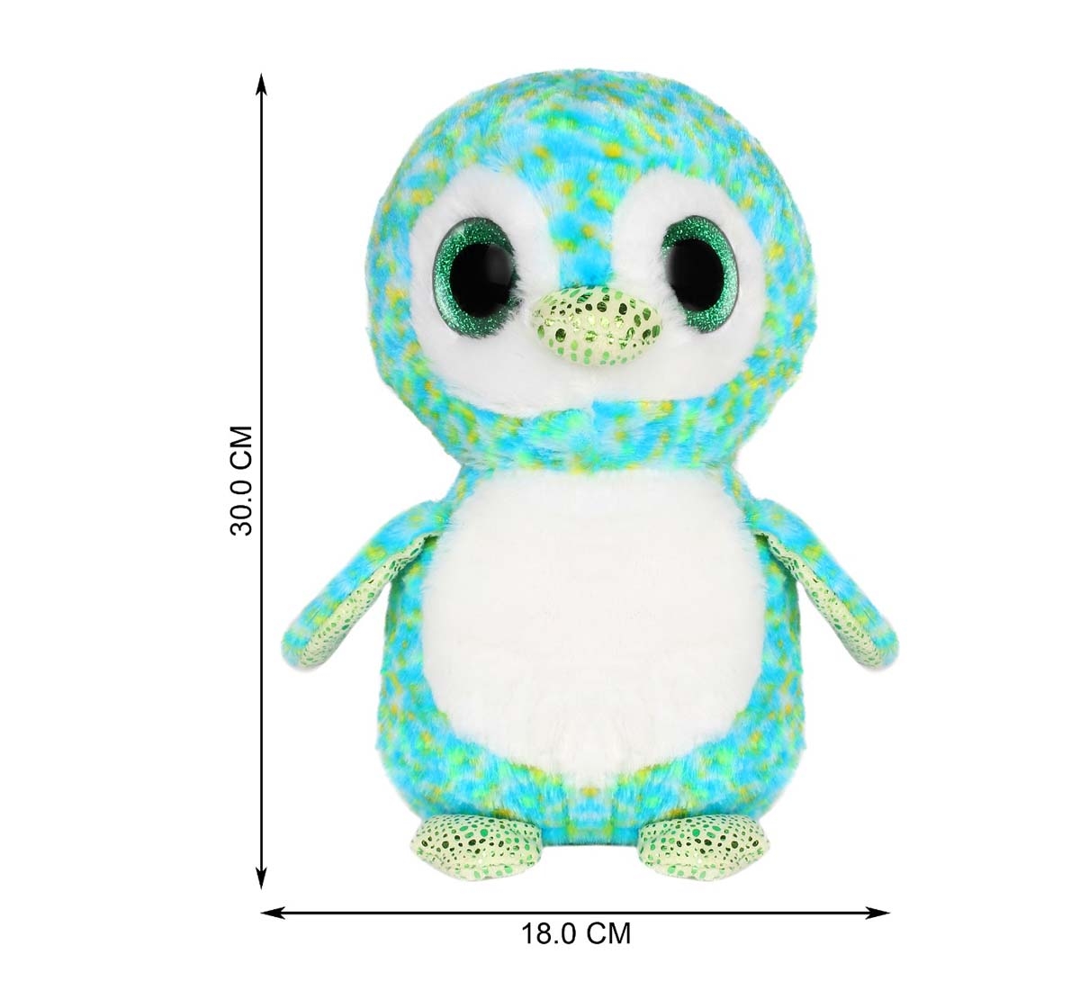 Qingdao | Qingdao Sitting Owl, 23Cm Quirky Soft Toys for Kids Age 0M+ - 23 Cm (Green) 4