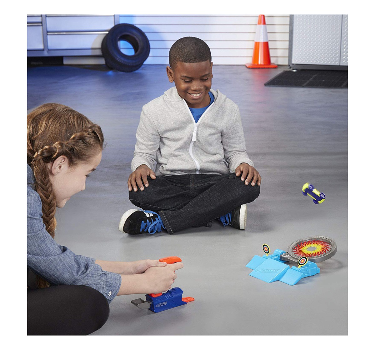 Nerf nitro bullseye store blast stunt set