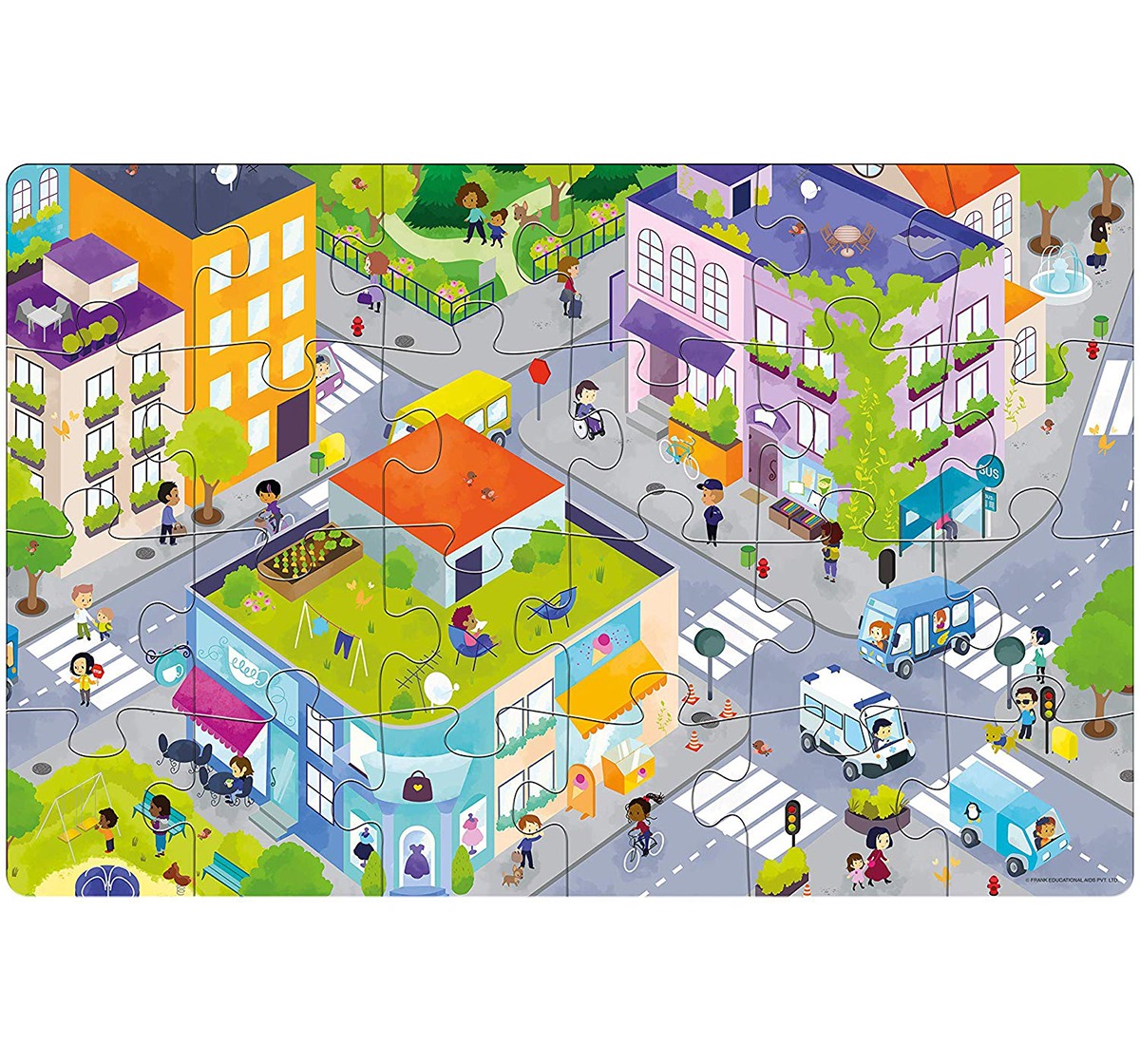 Frank The City Giant Floor Puzzle for Kids age 3Y+