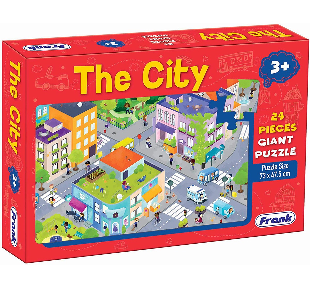 Frank The City Giant Floor Puzzle for Kids age 3Y+