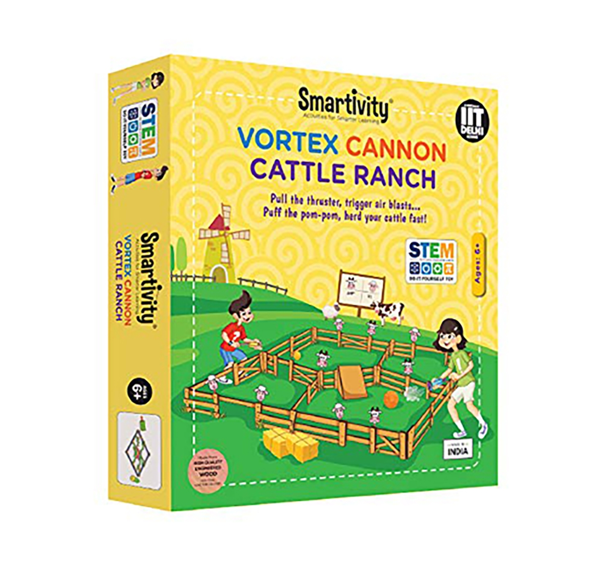 Smartivity | Smartivity Vortex Cannon Cattle Ranch: Stem, Learning, Educational and Construction Activity Toy Gift for Kids age 6Y+  4