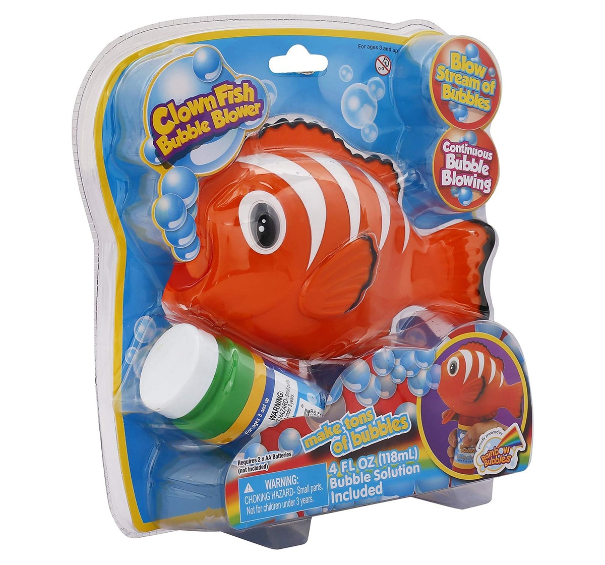 Rainbow Bubbles | Rainbow Bubbles Fish Bubble Blower (3 Ounce) 2
