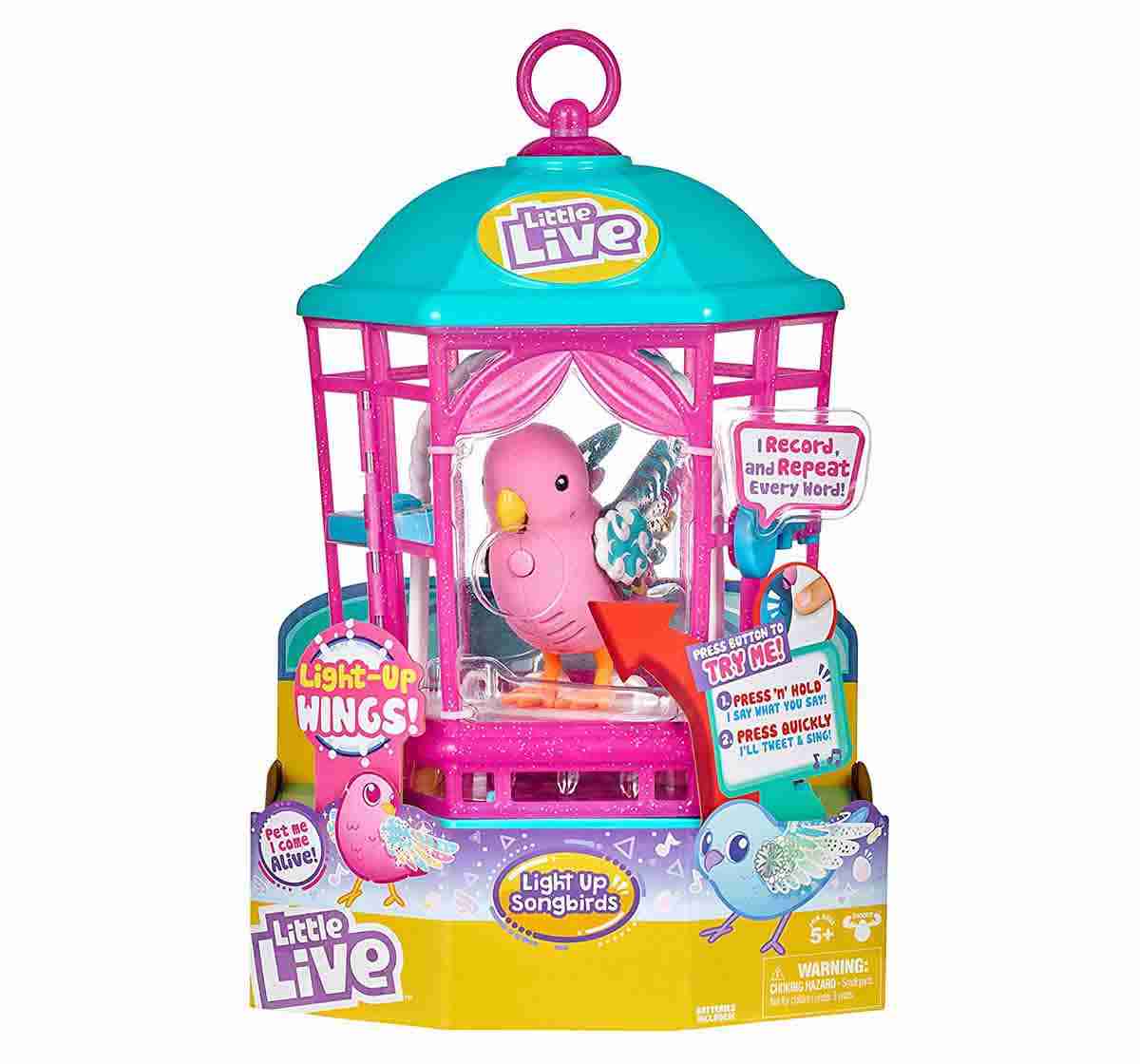 Little Live Pets Bird With Cage S8