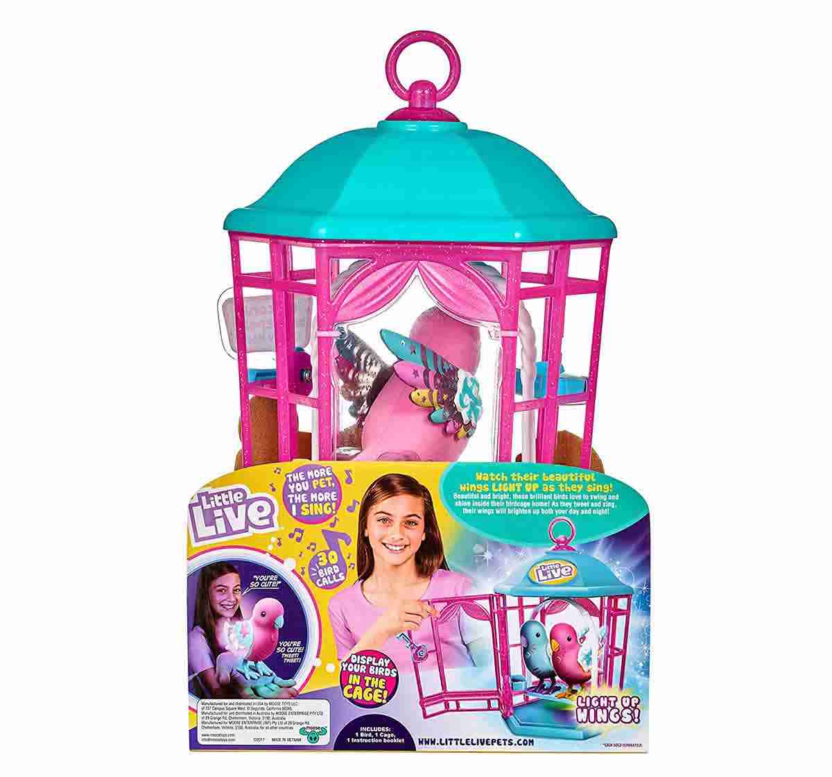 Little Live Pets Bird With Cage S8