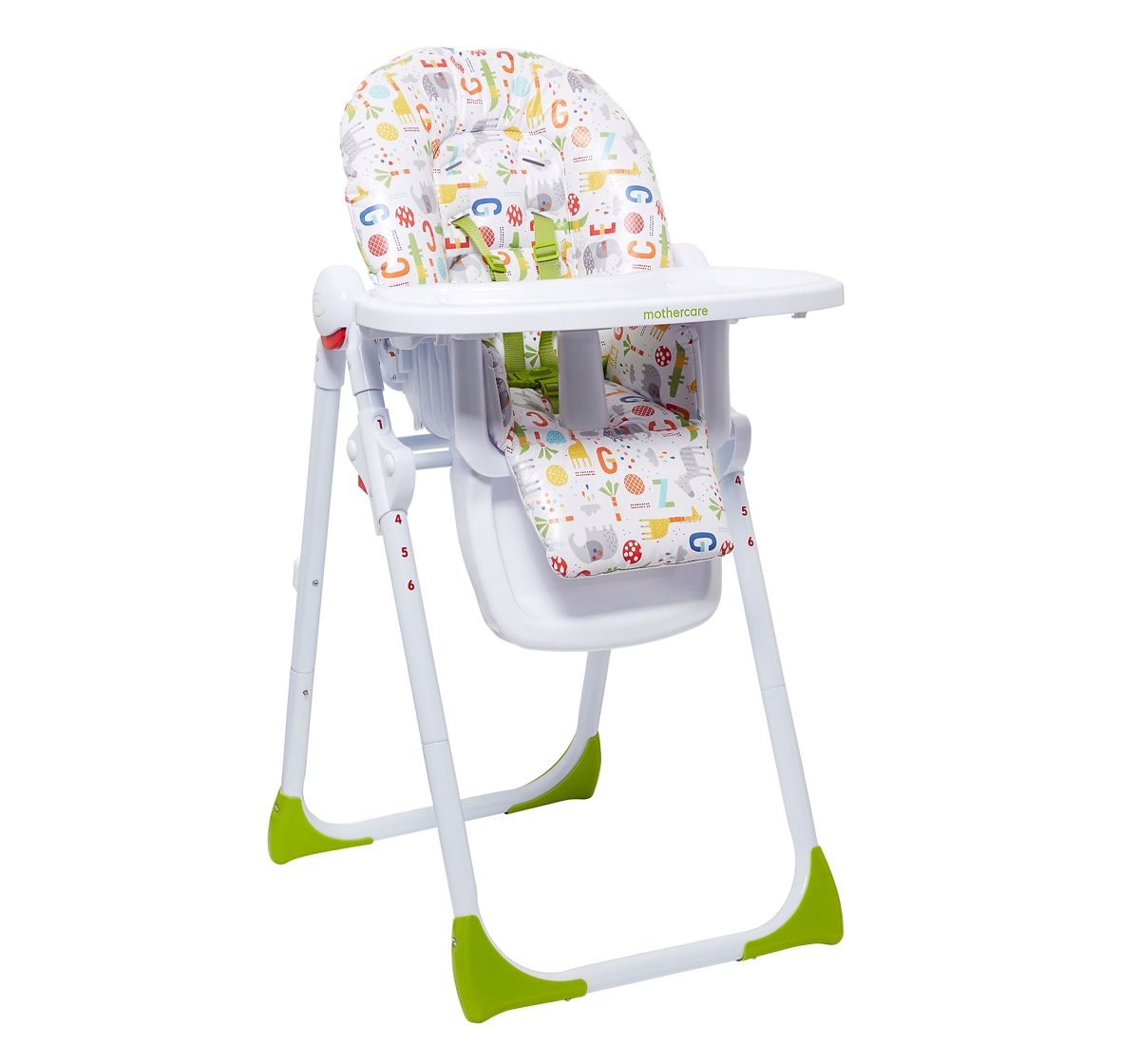 Mothercare | Mothercare Hello Friends Baby High Chair Green 2