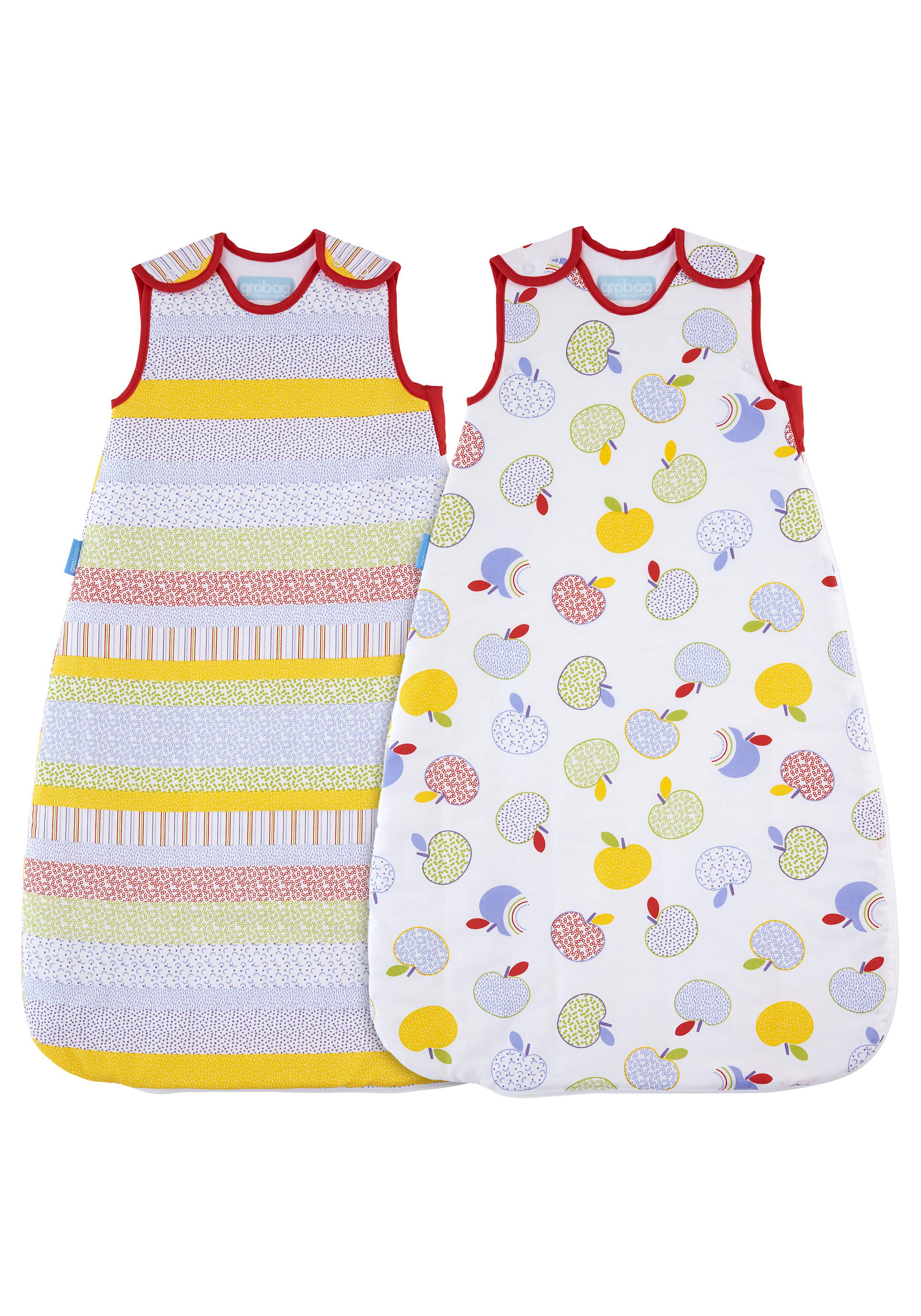 Mothercare Grobag Apple Days Wash And Wear 2.5 Tog Sleep Bags Pack of 2 Multi