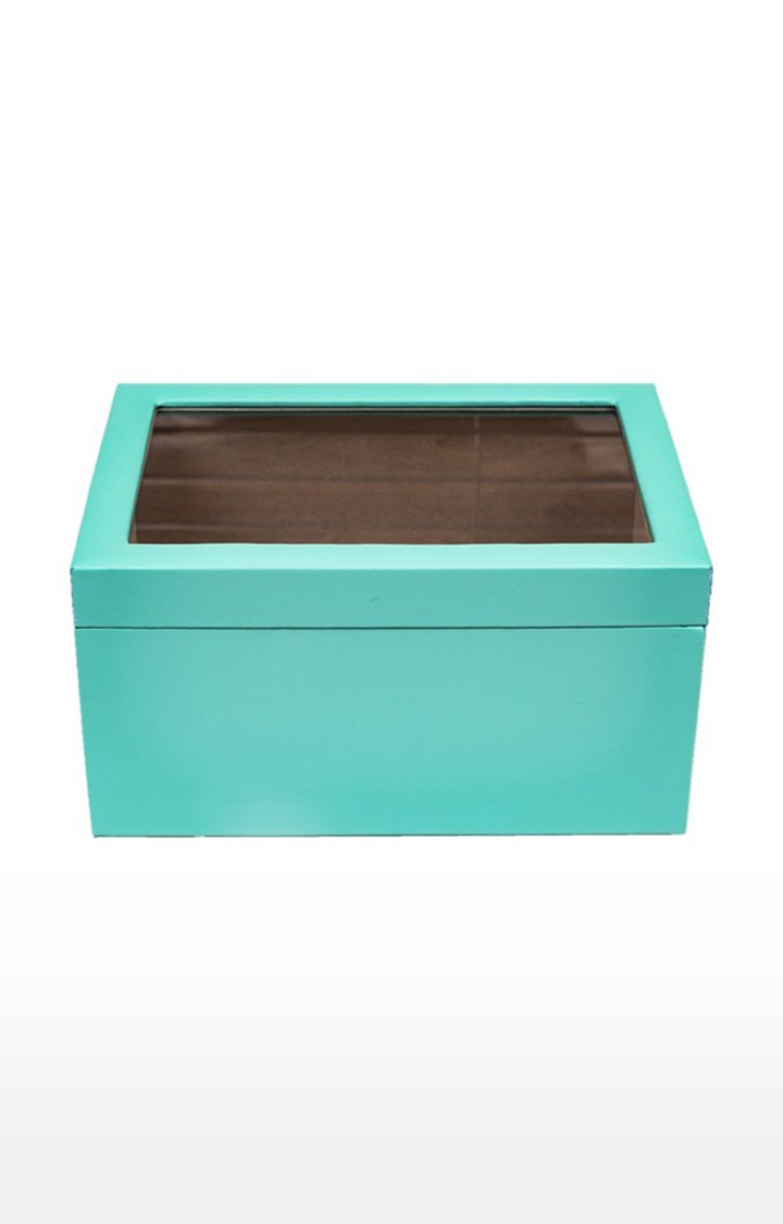 Mothercare | Mothercare glass top gift basket turquoise 0