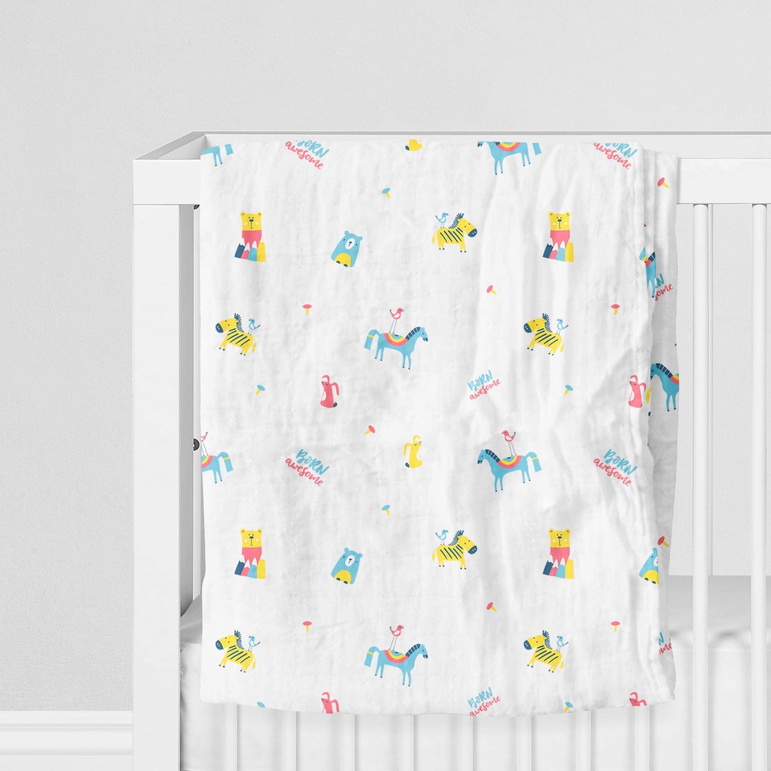 Mothercare | Rabitat Pamper Soft Muslin Swaddles - Born Awesome 6