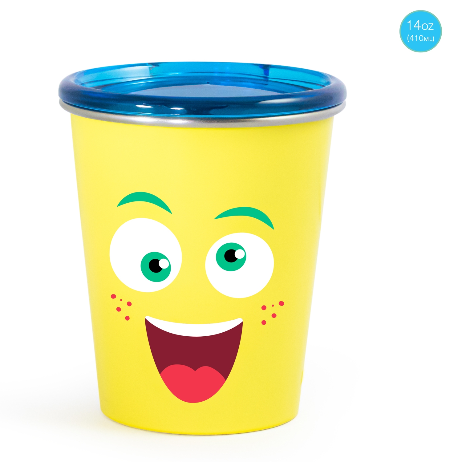 Mothercare | Rabitat Spill Free Stainless Steel Cup - Mad Eye 0