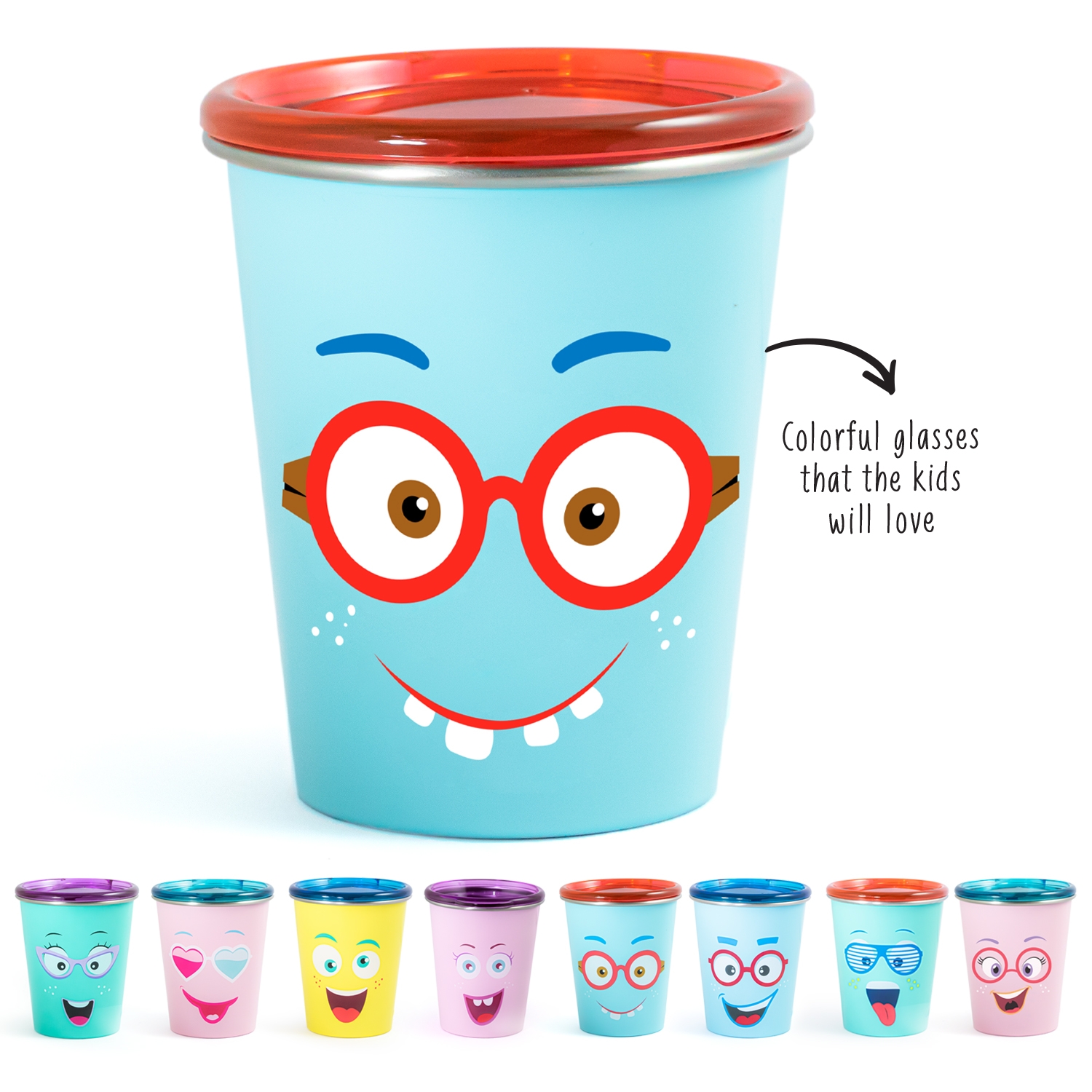 Mothercare | Rabitat Spill Free Stainless Steel Cup - Shyguy 1