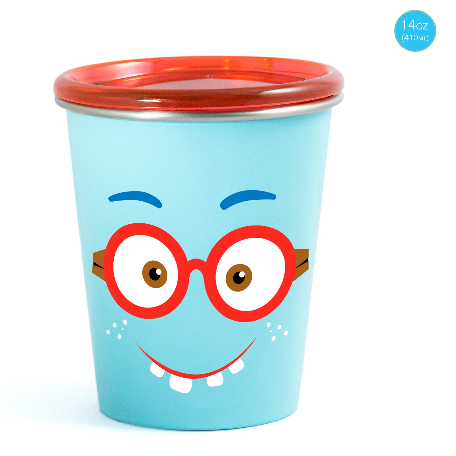 Mothercare | Rabitat Spill Free Stainless Steel Cup - Shyguy 0