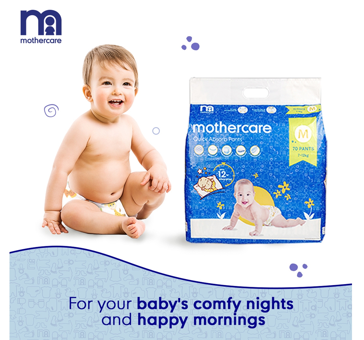 Mothercare | Mothercare Quick Absorb Diaper Pants Large- 42 Pcs 2