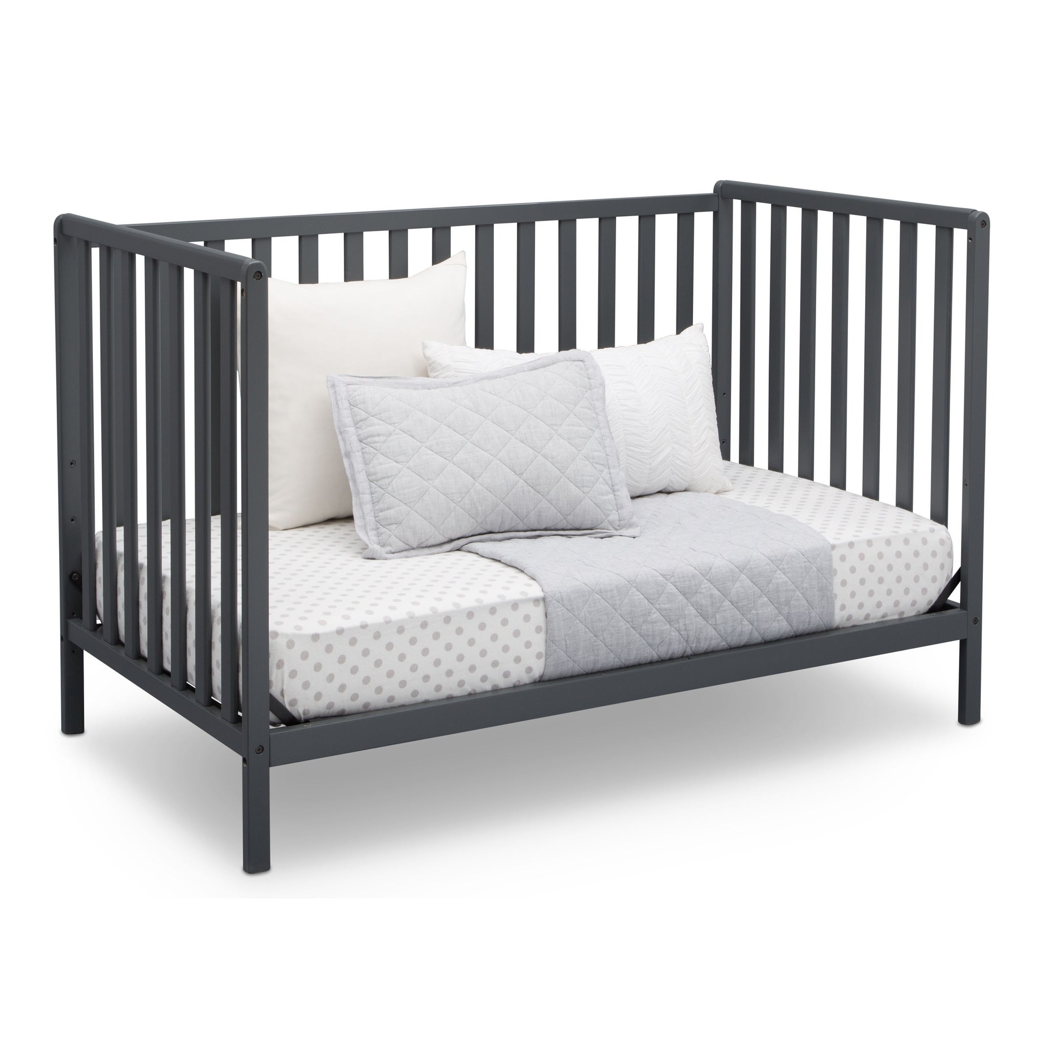 Delta Children Heartland 4In1 Convertible Crib Grey