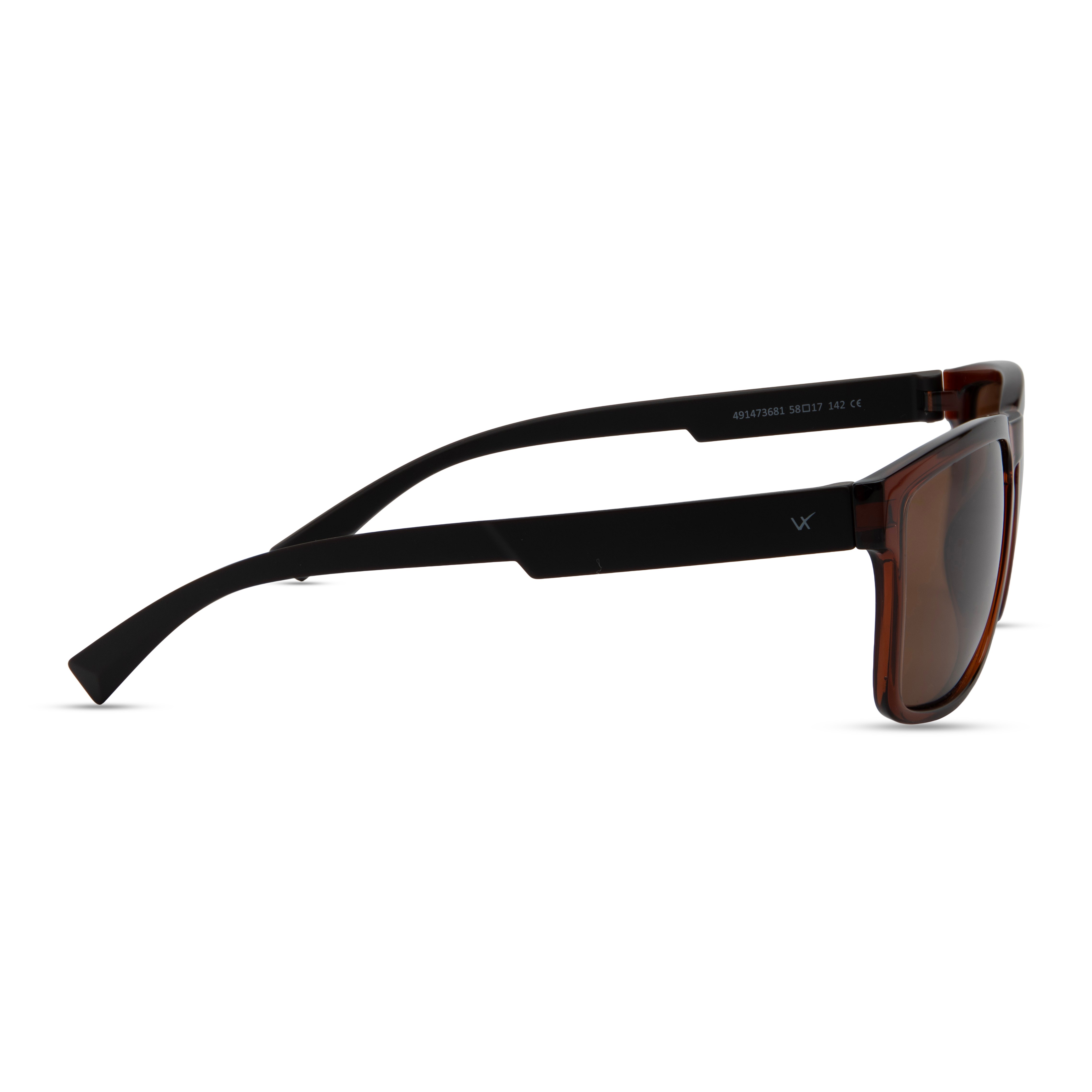 Brown Rectangle Sunglasses for Men