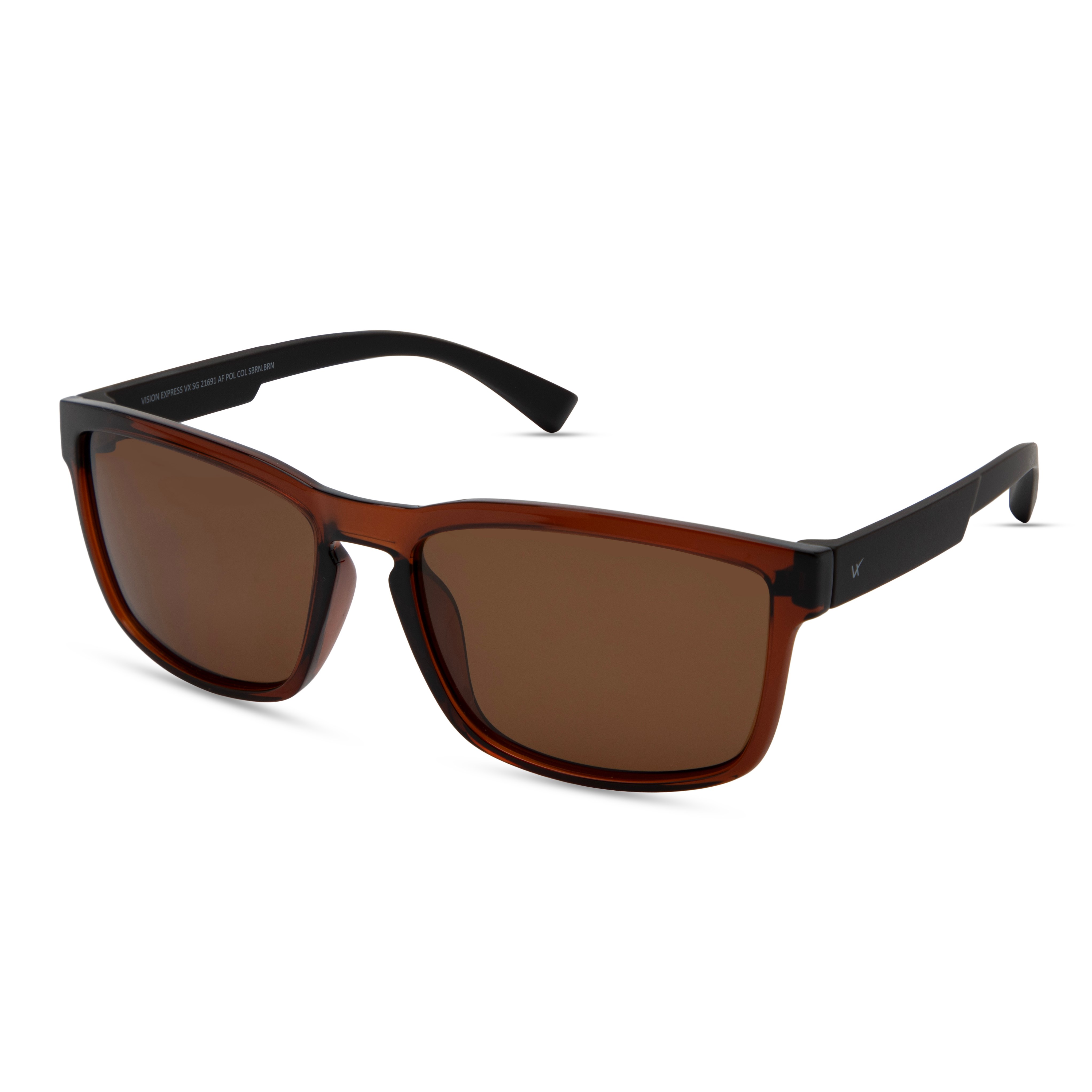 Brown Rectangle Sunglasses for Men