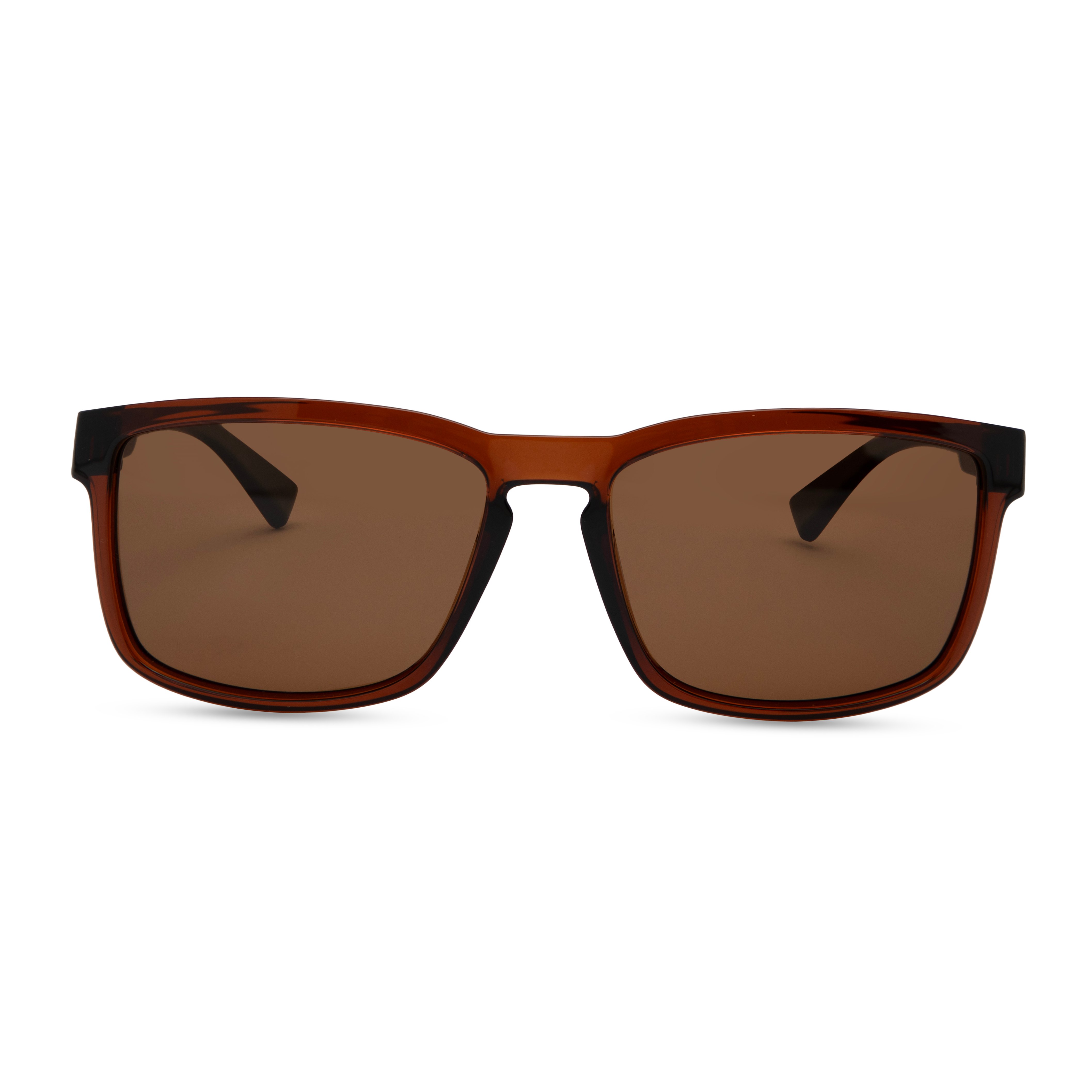 Brown Rectangle Sunglasses for Men