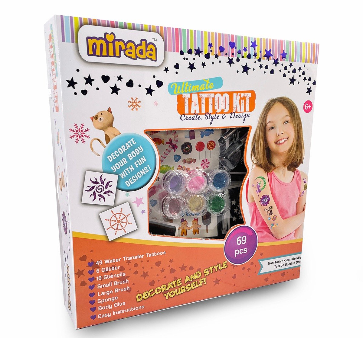 Mirada Ultimate tattoo party Multicolor 6Y+