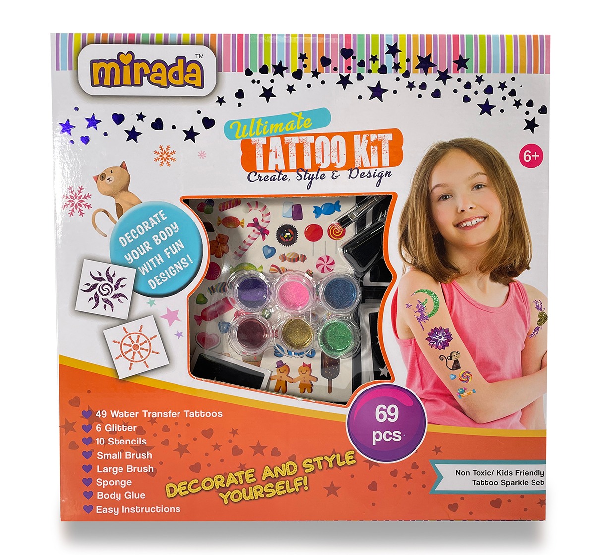 Mirada Ultimate tattoo party Multicolor 6Y+